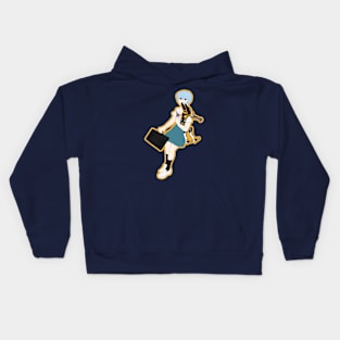 Rei Ayanami Kids Hoodie